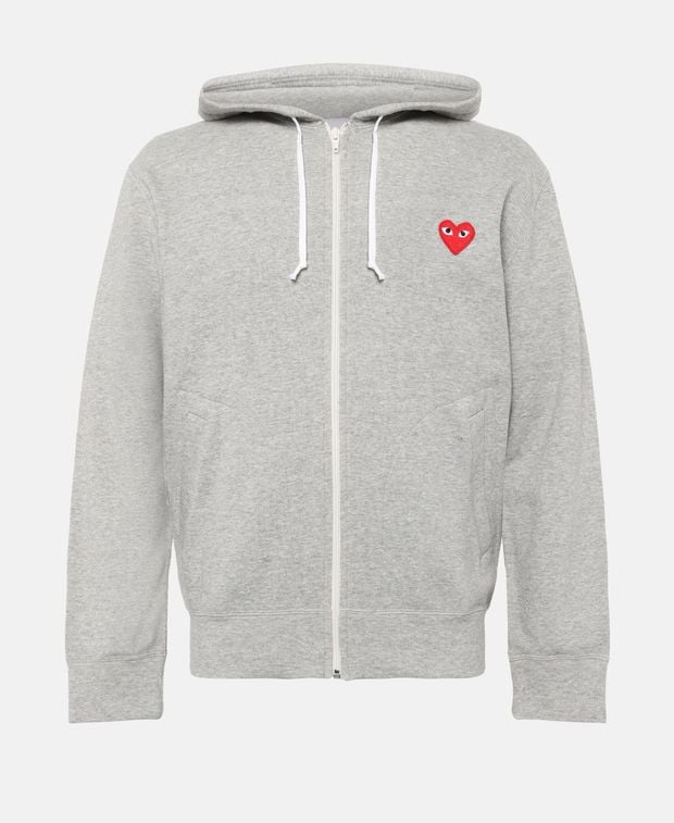 Play Comme des Garcons Hooded sweat jacket Dark Grey