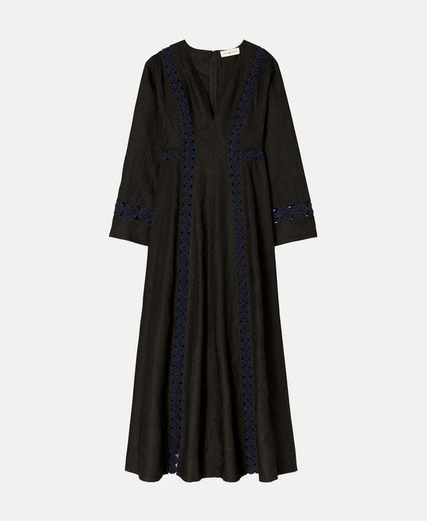 Tory Burch Linen dress Black