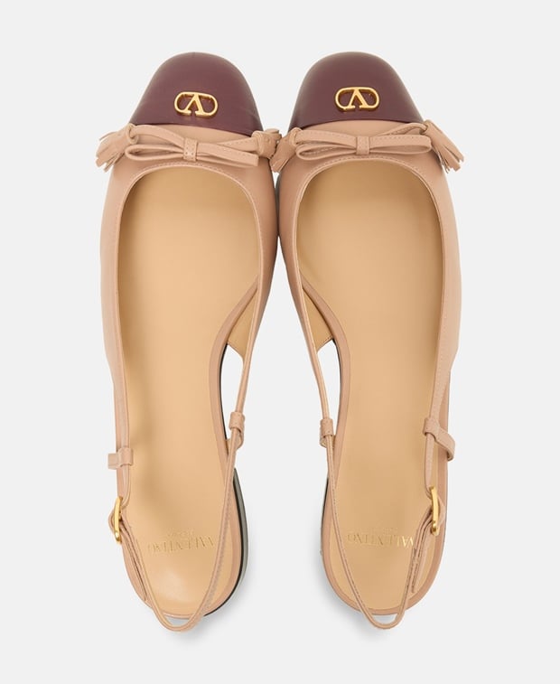 Valentino Garavani Slingback ballerina Antique Pink