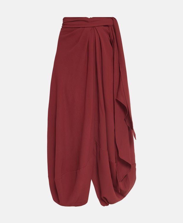 Jacquemus Wool skirt Burgundy