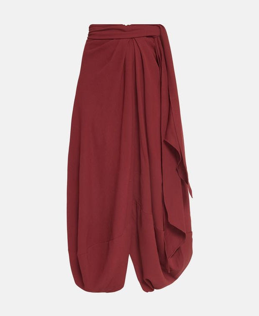Jacquemus Wool skirt Burgundy
