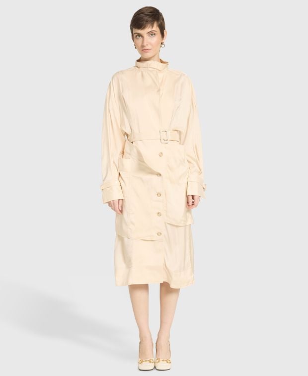 Jacquemus Silk-blend dress La Robe Seya