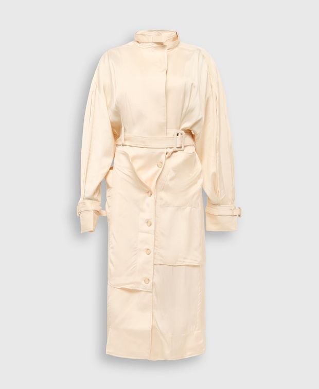 Jacquemus Silk-blend dress La Robe Seya