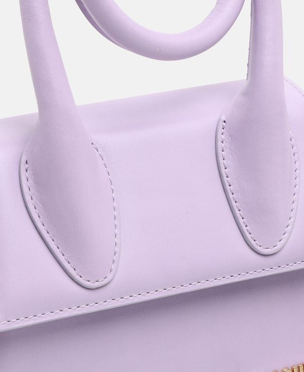 Jacquemus Le Chiquito Noeud Leather handbag Lilac