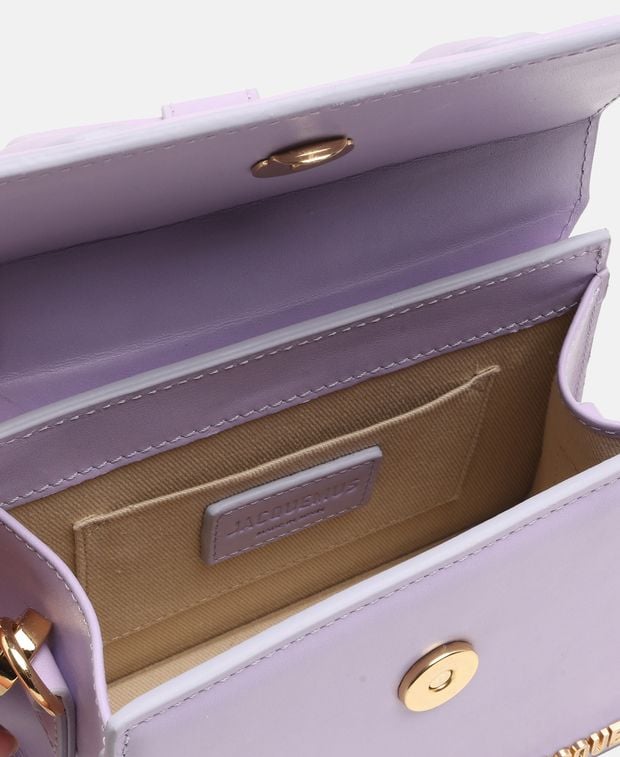 Jacquemus Le Chiquito Noeud Leather handbag Lilac