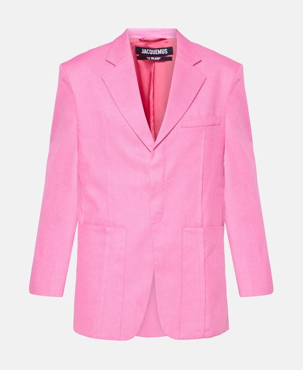 Jacquemus Linen-blend blazer La veste d'homme
