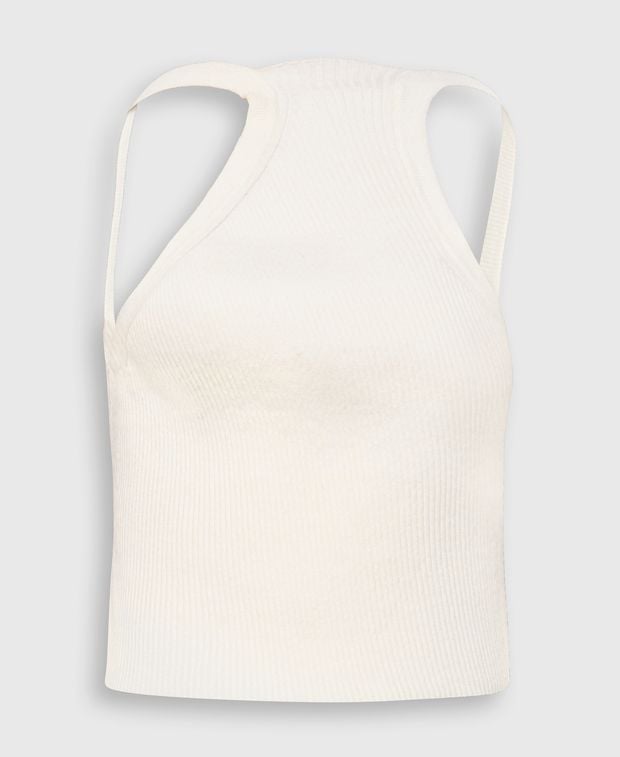 Jacquemus Linen top Off-white