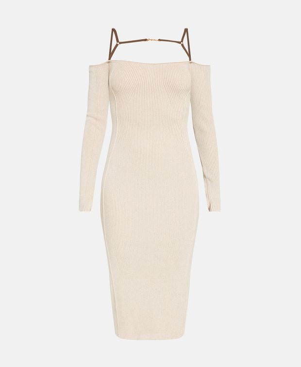 Jacquemus Linen-blend dress