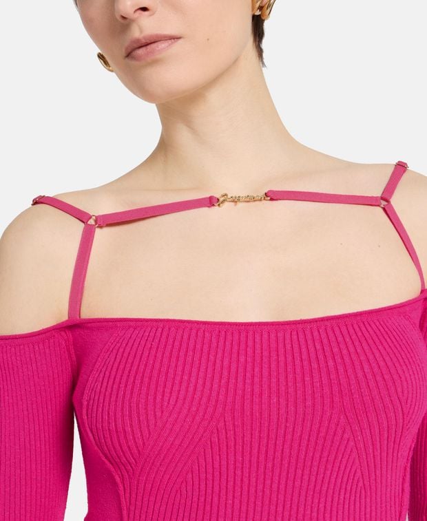 Jacquemus Linen-blend dress Sierra