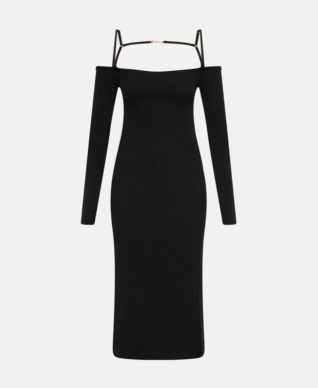 Jacquemus Linen-blend dress Sierra