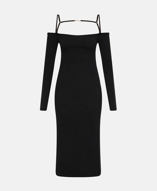 Jacquemus Linen-blend dress Sierra