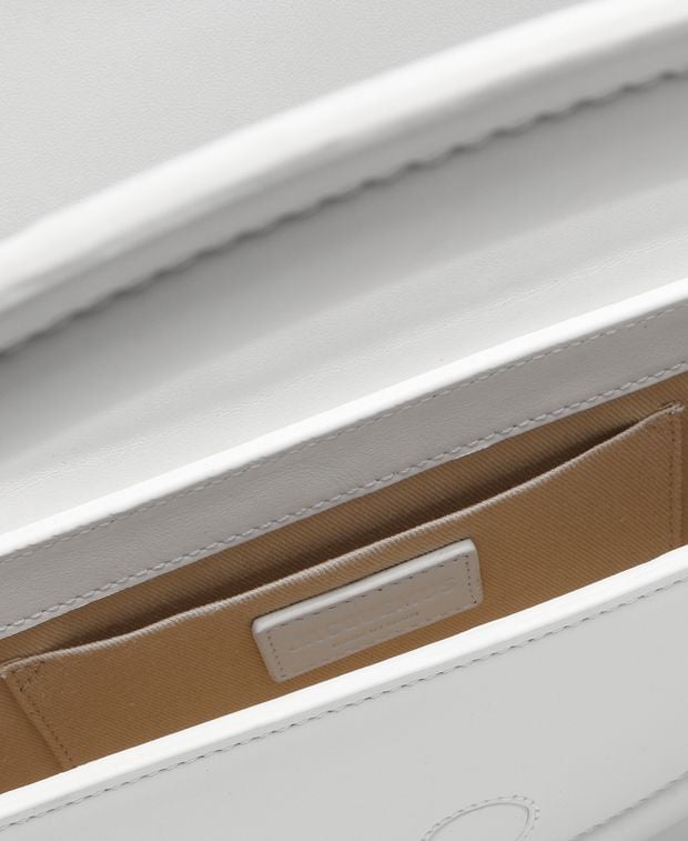 Jacquemus Le Rond Leather handbag White
