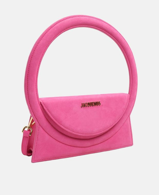 Jacquemus Le Rond Leather handbag Pink