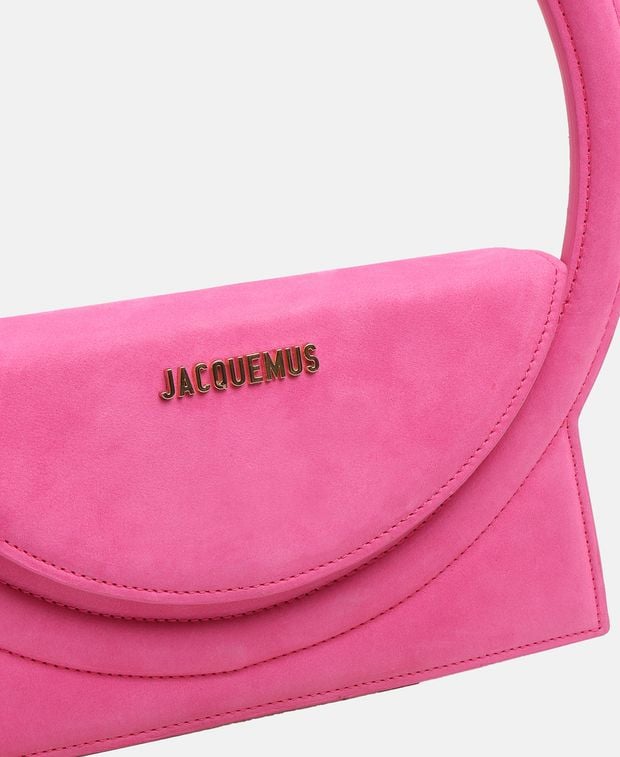 Jacquemus Le Rond Leather handbag Pink