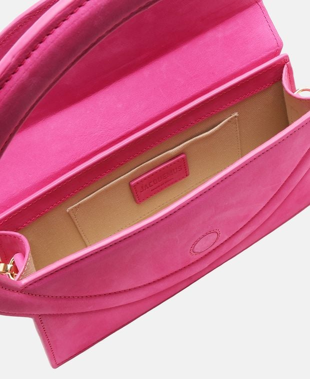 Jacquemus Le Rond Leather handbag Pink