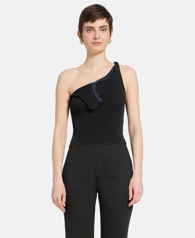 Jacquemus One shoulder top La Maille Acen