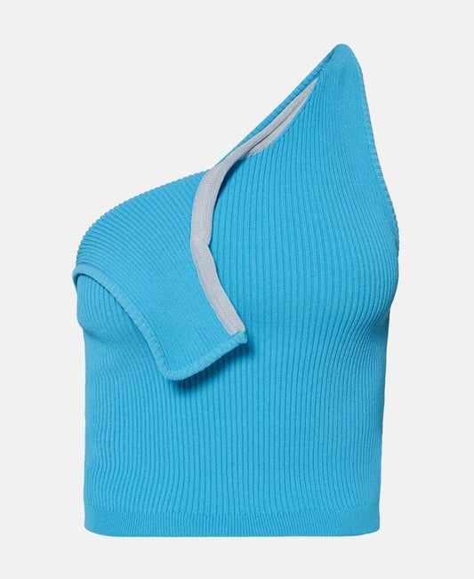 Jacquemus One shoulder top La Maille Acen