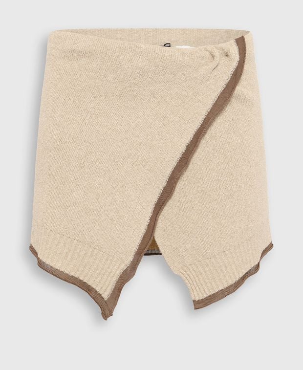 Jacquemus Wrap skirt Beige