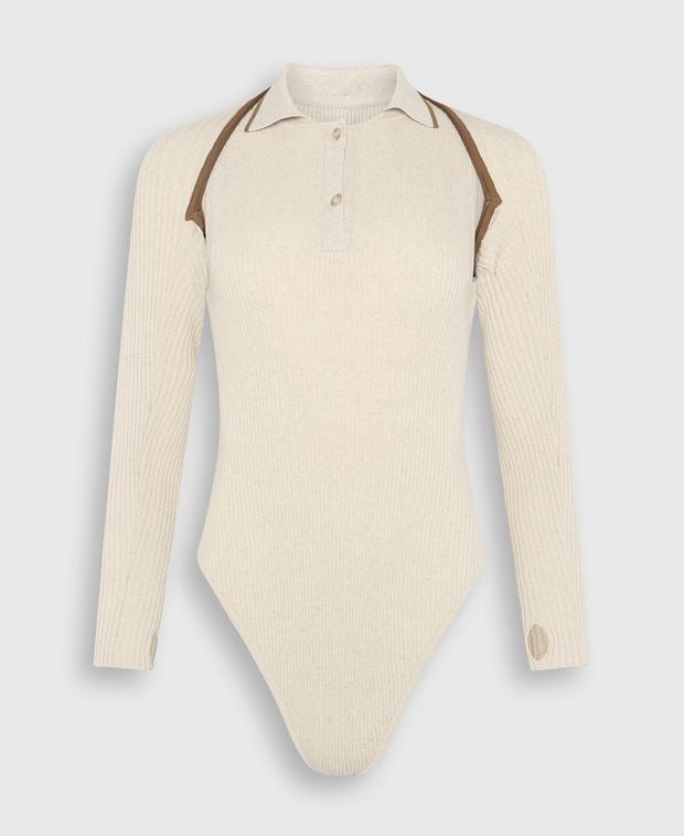Jacquemus Knitted body Beige