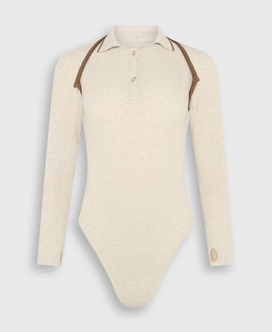 Jacquemus Knitted body Beige