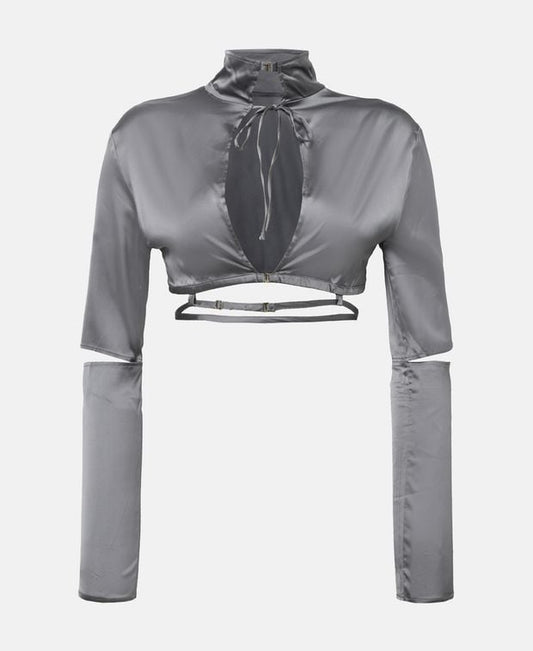 Jacquemus Satin blouse Dark Grey