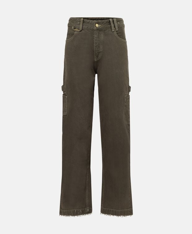 Jacquemus Le De Nimes Relaxed Fit Jeans Khaki