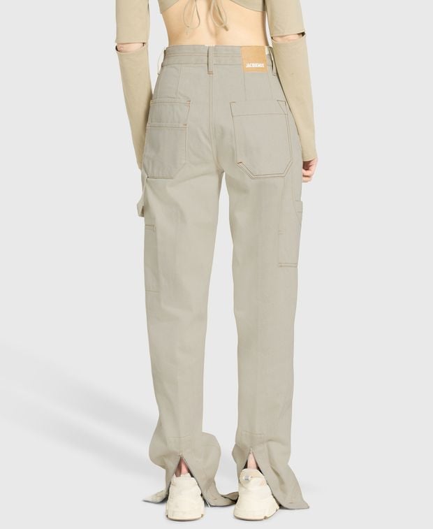 Jacquemus Papier Straight-leg jeans Off-white