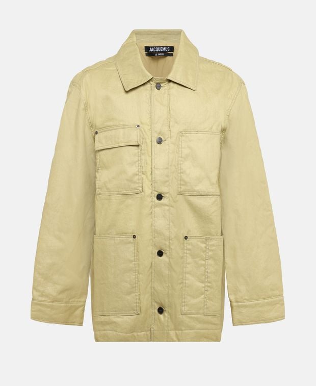 Jacquemus Linen blouson Lime