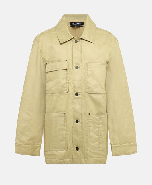 Jacquemus Linen blouson Lime