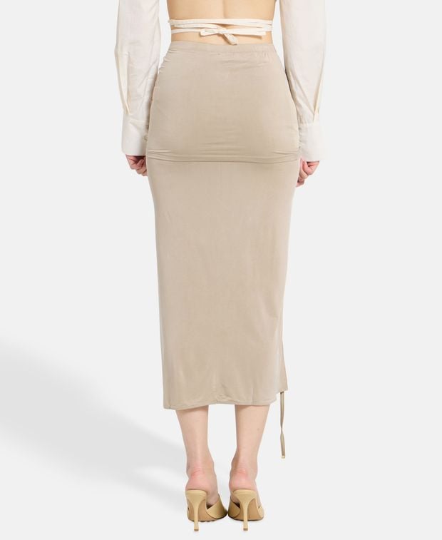 Jacquemus Midi skirt Khaki