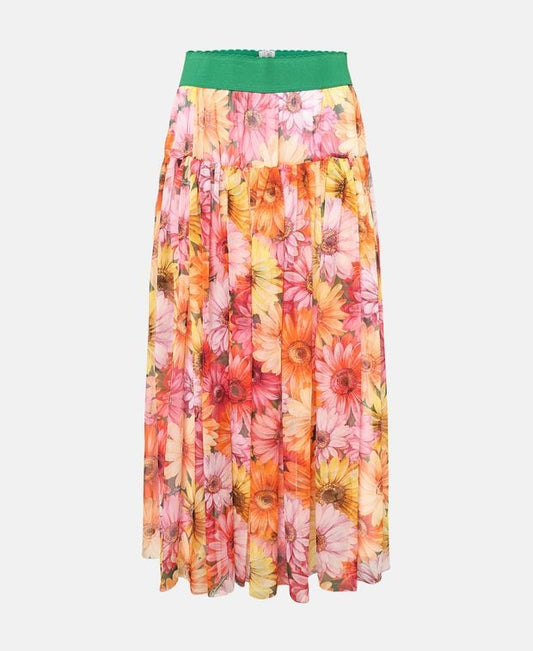 Dolce & Gabbana Silk skirt Salmon