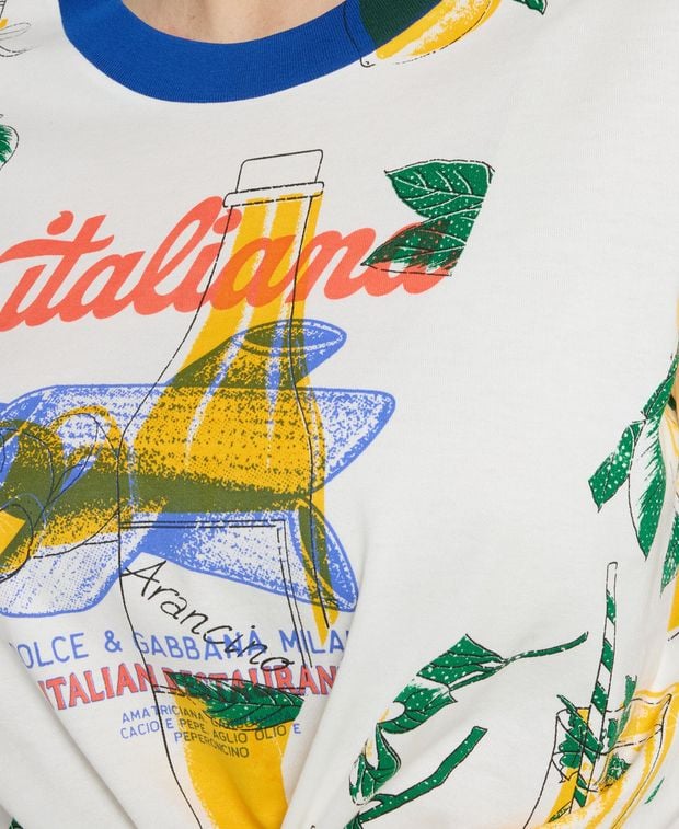 Dolce & Gabbana T-shirt Italiana FDO Panna