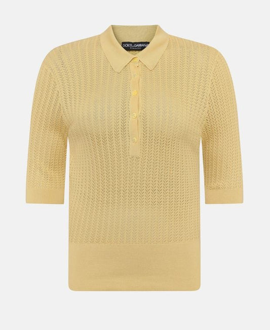 Dolce & Gabbana Silk polo shirt