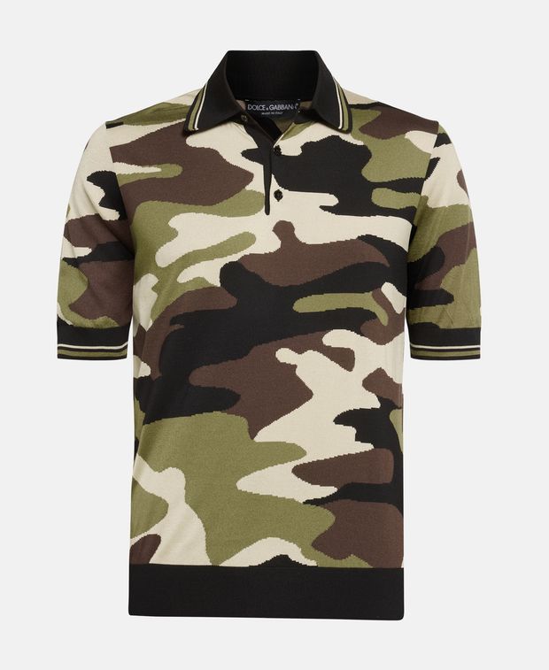 Dolce & Gabbana Silk polo shirt