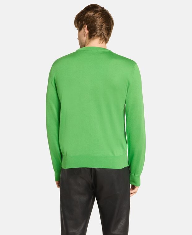 Dolce & Gabbana Silk pullover Green