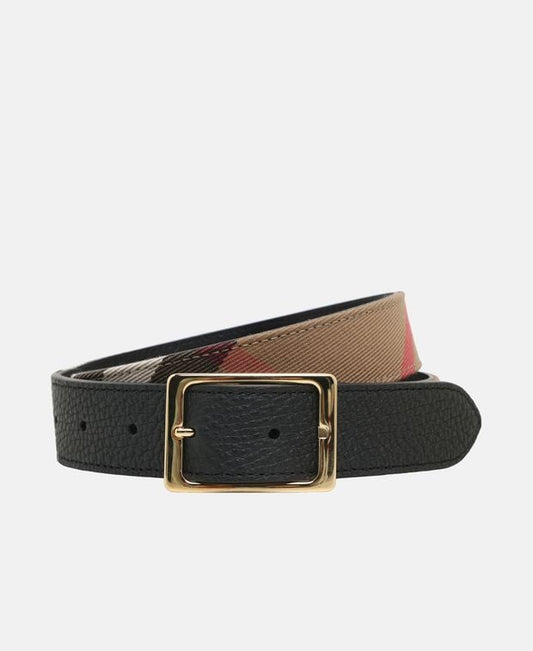 Burberry Reversible leather belt Beige