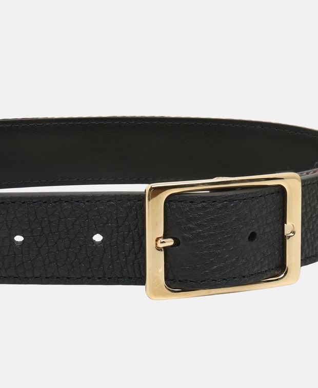 Burberry Reversible leather belt Beige