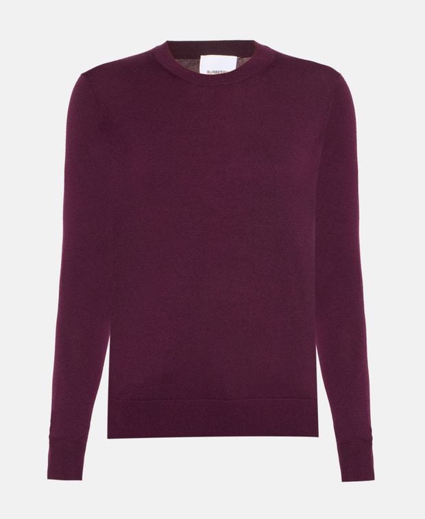 Burberry Wool jumper Aubergine