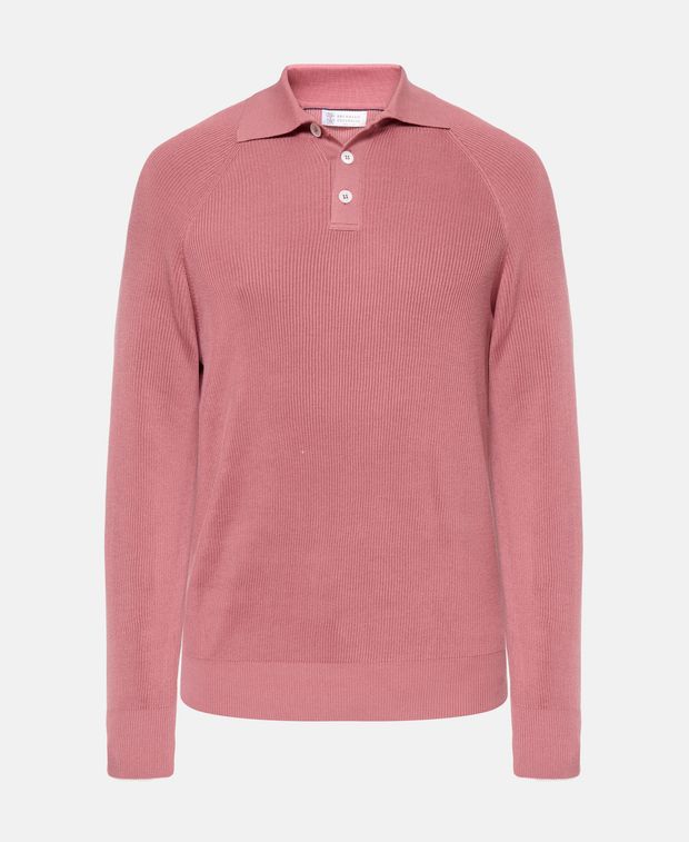 Brunello Cucinelli Long-sleeved polo shirt