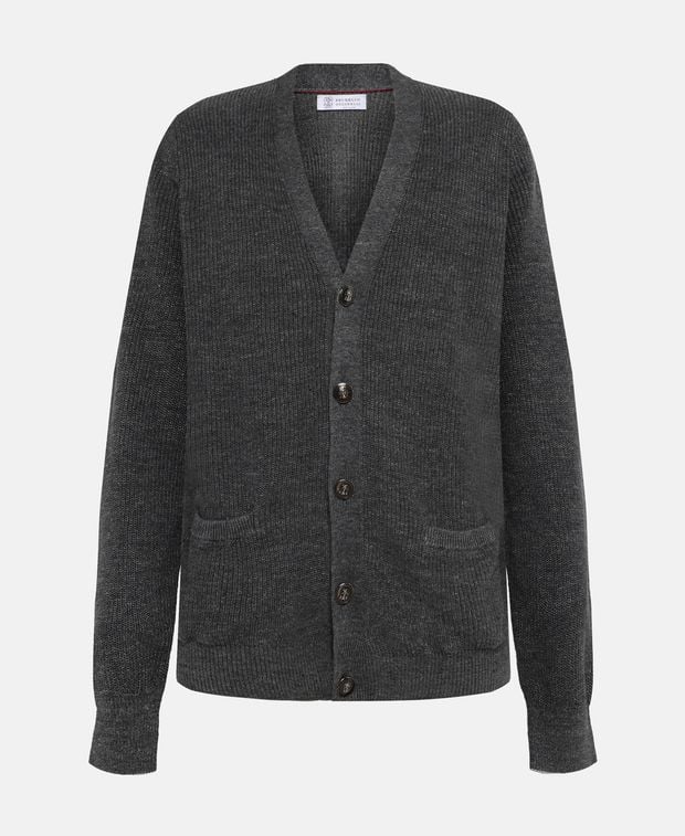 Brunello Cucinelli Linen-blend cardigan