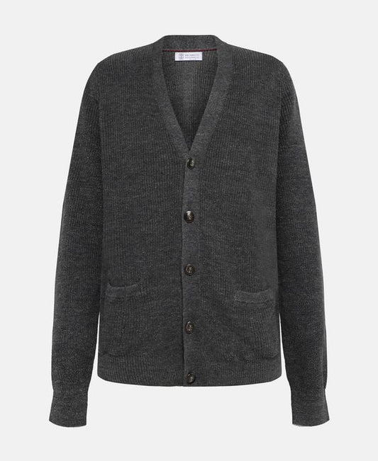 Brunello Cucinelli Linen-blend cardigan