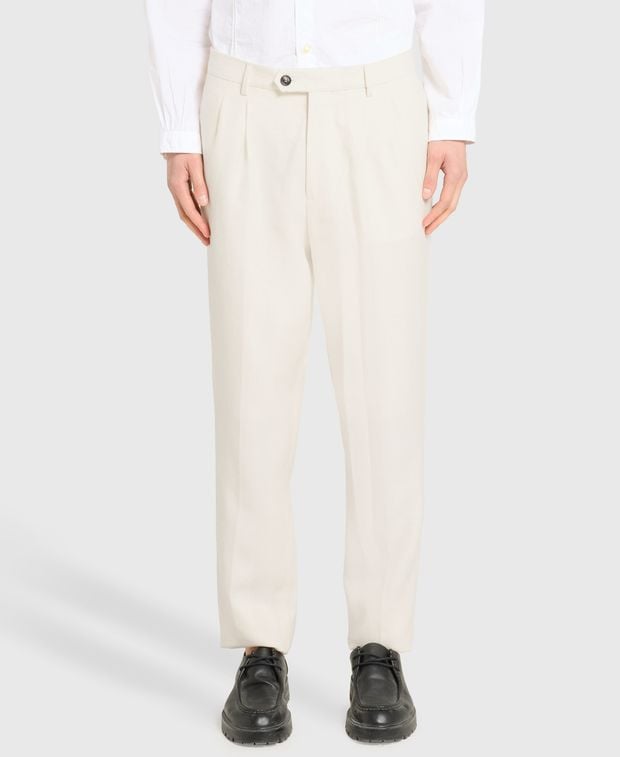 Brunello Cucinelli Linen-blend trousers
