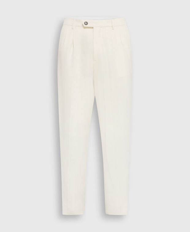 Brunello Cucinelli Linen-blend trousers