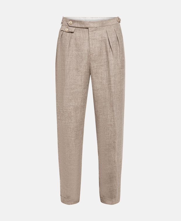 Brunello Cucinelli Linen-blend trousers