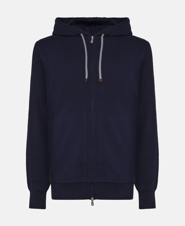 Brunello Cucinelli Hooded sweat jacket