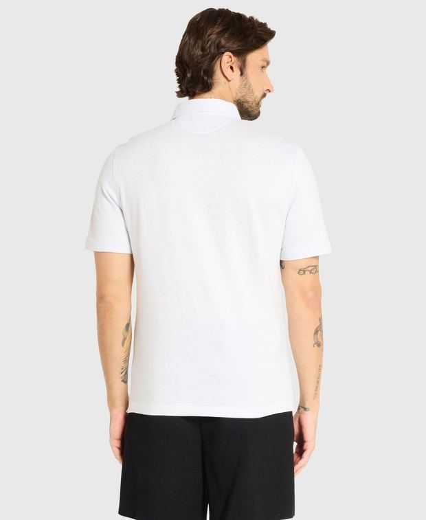 Brunello Cucinelli Linen-blend polo shirt