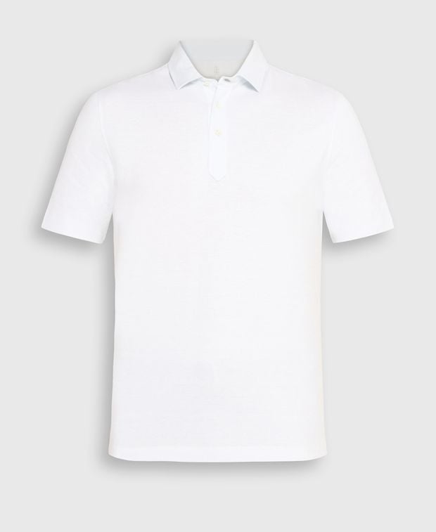 Brunello Cucinelli Linen-blend polo shirt