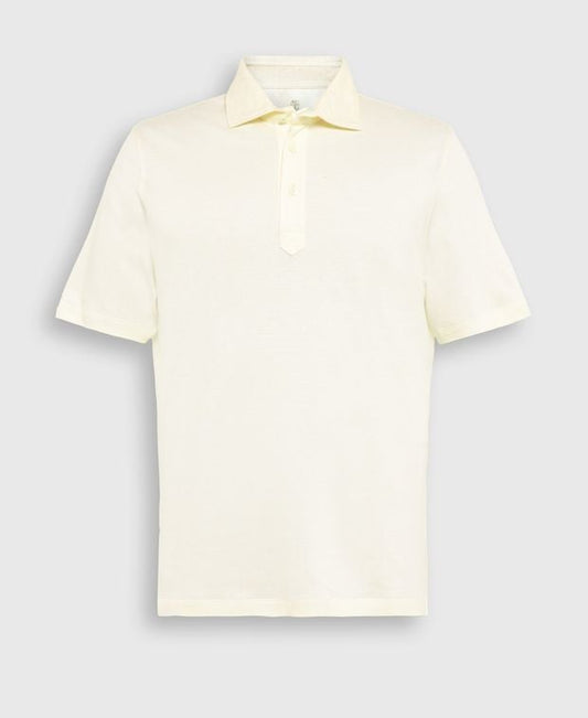 Brunello Cucinelli Linen-blend polo shirt