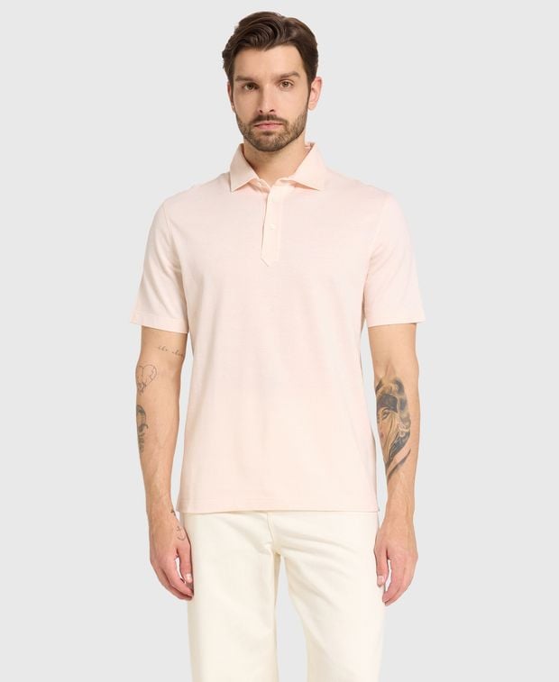 Brunello Cucinelli Linen-blend polo shirt