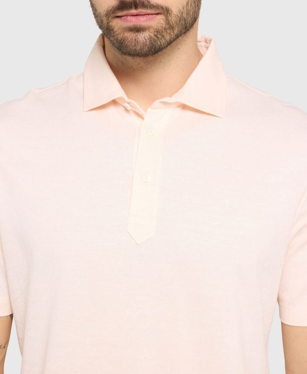 Brunello Cucinelli Linen-blend polo shirt